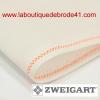 Toile à Broder Zweigart Aïda 8,7 Pts Sulta Hardanger 1008 Blanc Antique 101