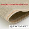Toile à Broder Zweigart  de Lin Belfast 3609 12,6 Fils Naturel Irisée (à Paillettes) 11