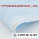 Toile a broder zweigart de lin belfast 3609 12 6 fils marbre vintage bleu 5139