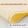 Toile a broder zweigart de lin newcastle 3348 16 fils creme 222