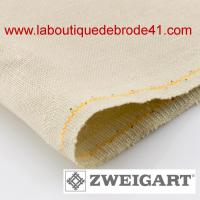 Toile a broder zweigart de lin newcastle 3348 16 fils platine 770