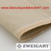 Toile a broder zweigart extra fine aida 8 pts 3326 beige bis 306