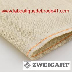 Toile a broder zweigart extra fine aida 8 pts 3427 rustico 54