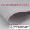 Toile a broder zweigart fein aida 7 3793 gris argent 705