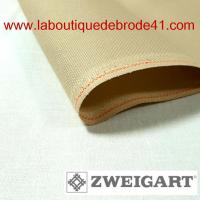 Toile a broder zweigart fein aida 7 pts 3793 mushroom 309