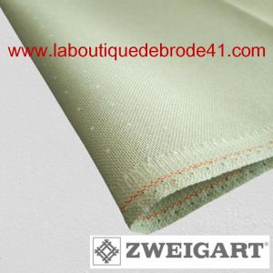 Toile a broder zweigart lugana 3835 10 fils mini dots 6349 1