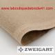 Toile a broder zweigart lugana 3835 10 fils zweigart taupe 779