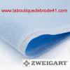 Toile a broder zweigart murano 3984 12 6 fils bleu ciel 504