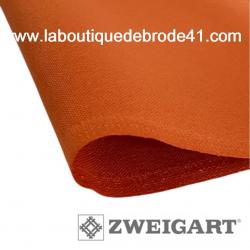Toile à Broder Zweigart Murano 3984 12,6 Fils Citrouille 4010