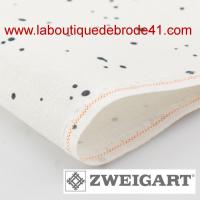 Toile a broder zweigart murano 3984 12 6 fils splash 1331