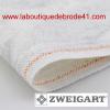 Toile à Broder Zweigart Murano Vintage 3984 12,6 Fils Marbré Gris Clair 7139