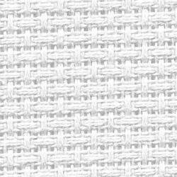Toile aida 3 5 pts coloris blanc hofer 1