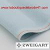 Toile Zweigart  Extra Fine Aïda 8 Pts 3326 Smokey Blue 5018