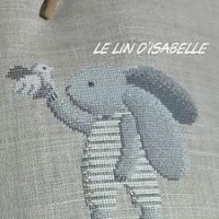 Toise lapin fille et garcon le lin d isabelle 1