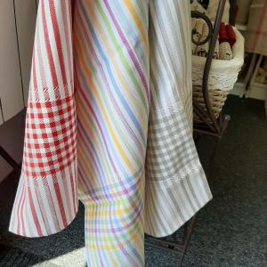 Torchon colonia rigato et muliticolore graziano 55x75 cm