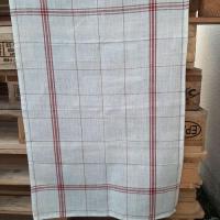 Torchon lin blanc antique r