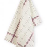 Torchon montmartre blanchi parme