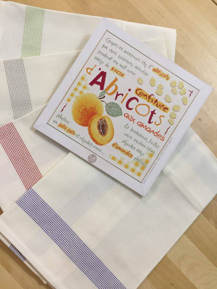 Torchons lilipoints a broder