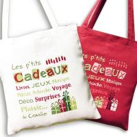 Tote bag graziano broderie lilipoints bordeaux