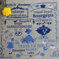 Un peu de bonheur version bleue lilli violette