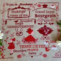 Un peu de bonheur version rouge lilli violette