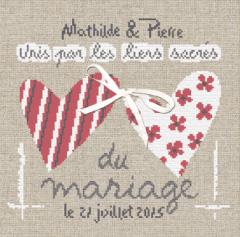 Unis par les liens du Mariage M012 Lilipoints