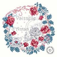 Fiche de broderie vaisselle d antant annick abrial