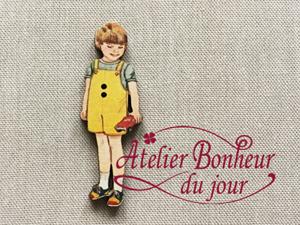 Garçon culotte courte jaune VI-04 - Atelier Bonheur du Jour