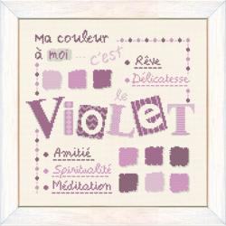 Violet lilipoints x008 collection couleurs fiche broderie