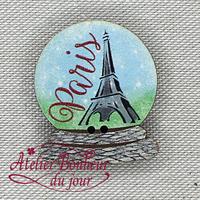 Boule à neige Tour Eiffel VO-06 - Atelier Bonheur du jour
