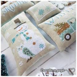 Winter joy fiche de point de croix crocette a gogo