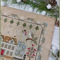 Winter sampler fiche de point de croix crocette a gogo 2