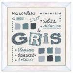 X007 lilipoints gris fiche broderie couleurs