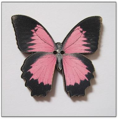 Papillon rose Z32009  Au P'tit Bonheur