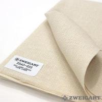 Toile a broder zweigart de lin cork 8 fils 3340 creme 222