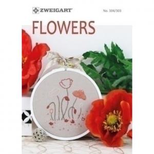 Livret de broderie n 104 303 zweigat flowers